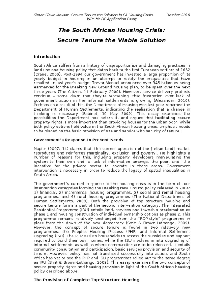 Affordable housing for homeless essay picture