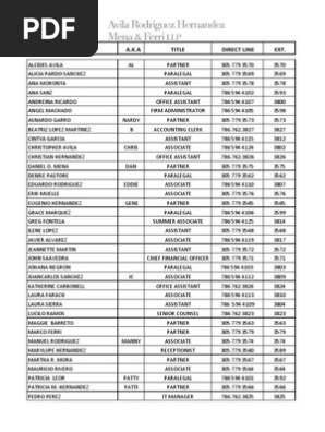 Phone List-July 2013