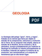 1º Sem. RAMAS DE LA GEOLOGIA