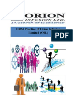 Orion Infusion LTD
