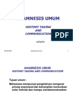 ANAMNESIS UMUM