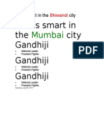 She Is Smart in The City Gandhiji Gandhiji Gandhiji: Mumbai
