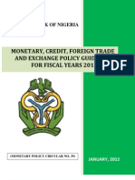 Monetary and Credit Guidelines Final Draft 2012-13