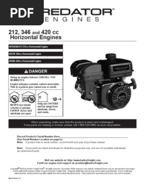 Aazon.co: YOXUFA 420cc Carburetor Stage 2 Assebly for Predator 420