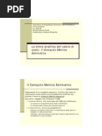 Computo metrico teoria