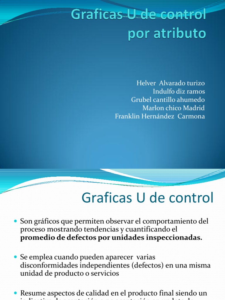 Gráficas U de Control en Calidad | PDF | Muestreo (Estadísticas ...