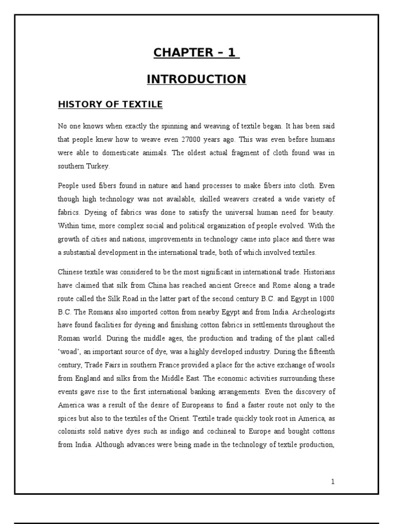 Indian Textile Industry | PDF | Textiles | Weaving