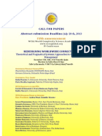 Abstract Submission Deadline: July 20 TH, 2013