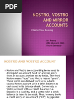 Nstro, Vostro and Mirror Accounts