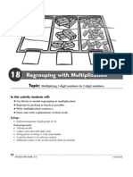 Regrouping With Multiplication