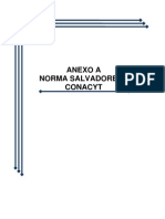 Norma Salvadoreña Conacyt