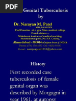 Female Genital Tuberculosis-Patel