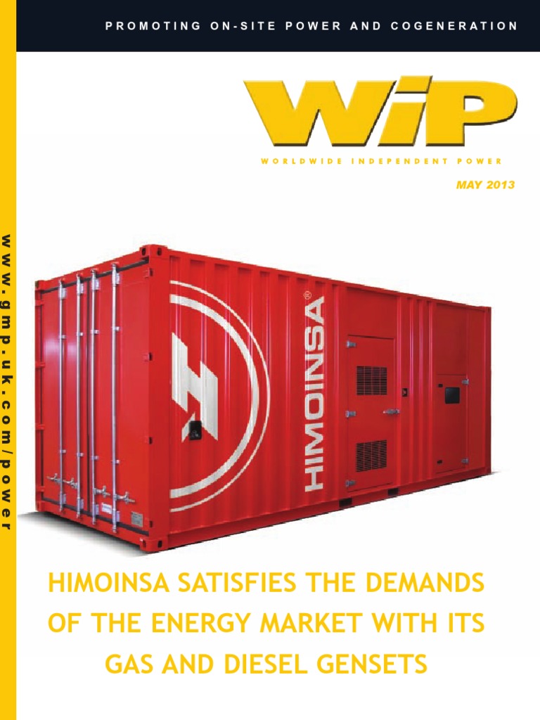 Wip May2013 | PDF | Cogeneration | Natural Gas