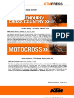 Ktmpress KTM Canada Weekly Race Report For Immediate Release