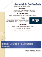 EQUIPO 3.-School Choice  o  Elección de Escuela