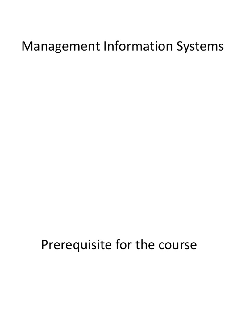 Mba Mis Introduction | PDF | System | Systems Science