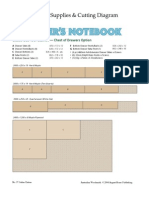 Materials, Supplies & Cutting Diagram: Classic Oak Tool Cabinet - Chest of Drawers Option