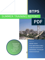 BTPS Summer Training Report