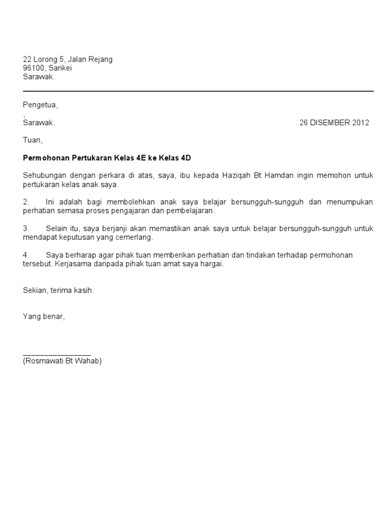 Surat Rasmi Pdf