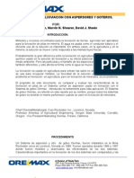 Comparación de sistemas de lixiviación: aspersores vs. goteo