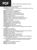 HESI Vocabulary List 1