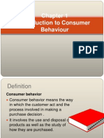 Ch 1Introduction to Consumer Behaviour