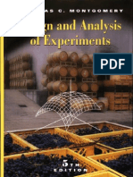 Douglas C Montgomery Design and Analysis of Experiments 5th Edition 2000