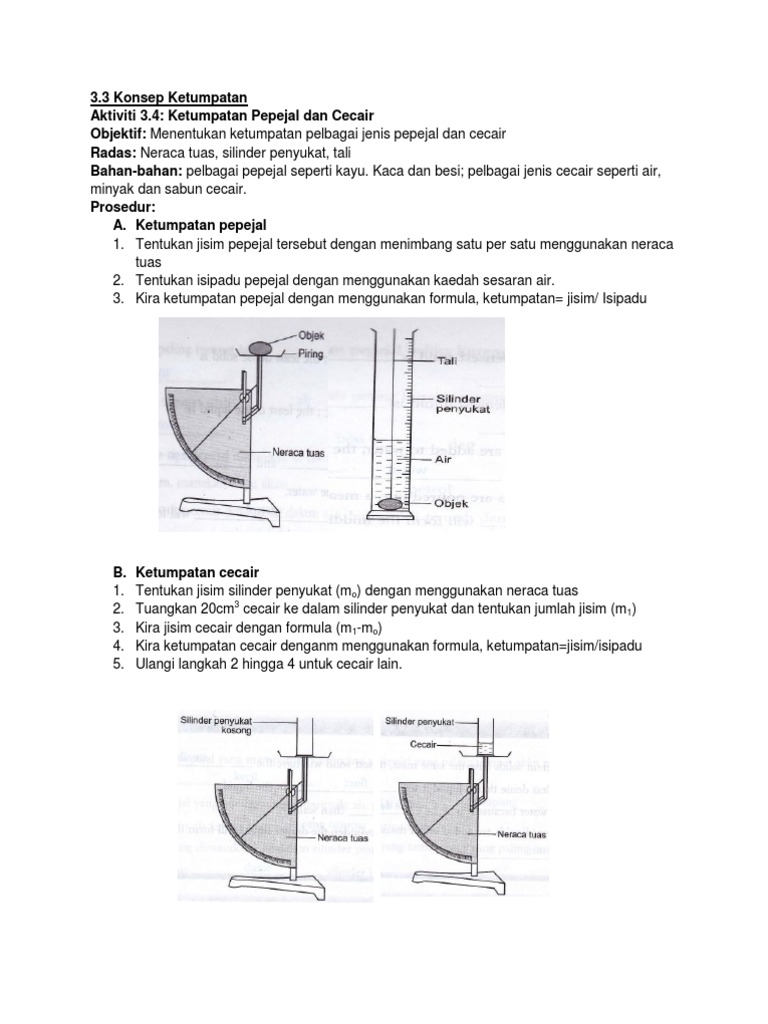 Density Exprments Pdf