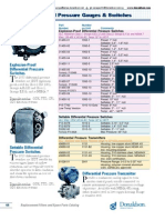 Donaldson Differential Pressure Switches & Gauges Guide