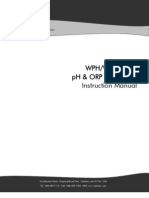 WPH/WDP Series PH & ORP Controllers Instruction Manual: W A L C H E M