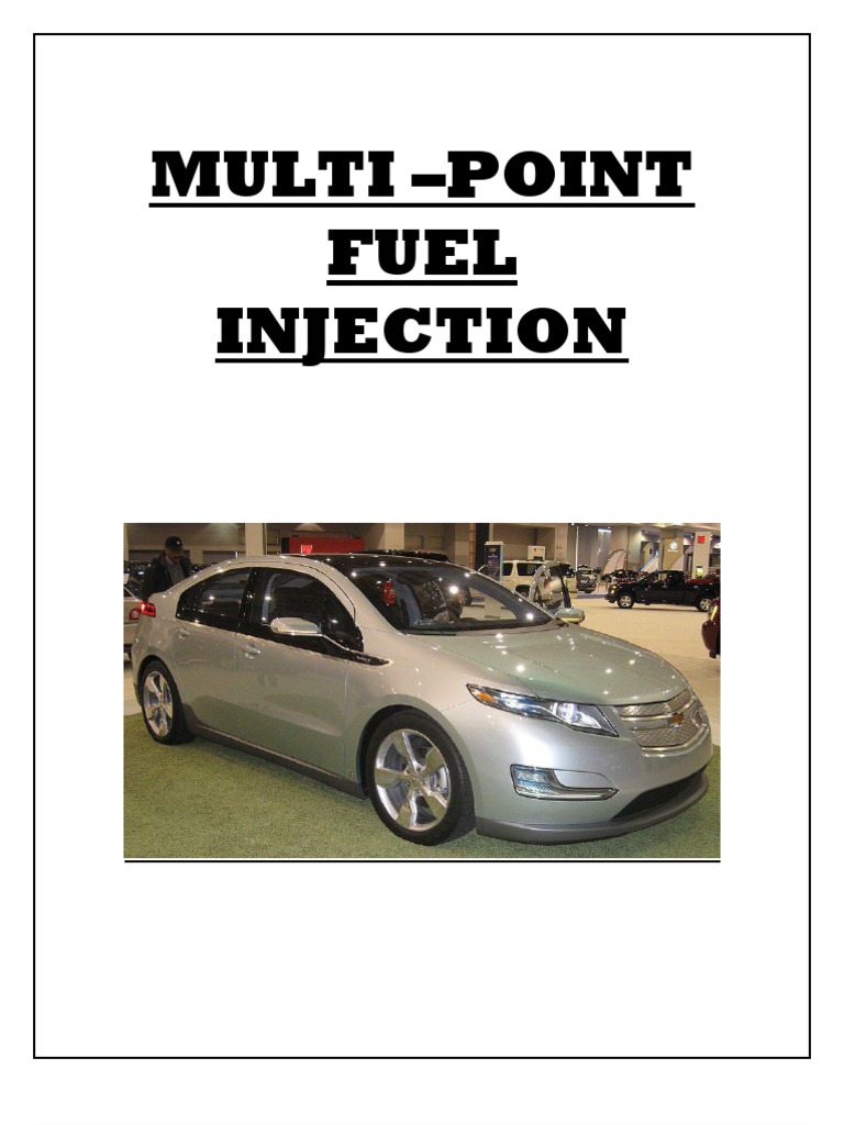 Multi Point Fuel Injection System PDF Fuel Injection Throttle