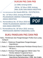 Dasar Hukum PKG Dan PKB