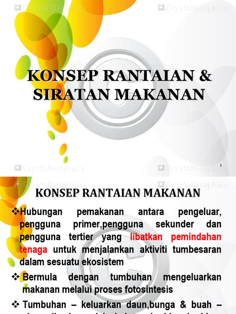 Konsep Rantaian Dan Siratan Makanan Pdf