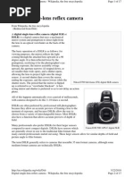 Digital Single-Lens Reflex Camera: DSLR) Is A Digital Camera That Uses A Mechanical