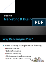 Session 1 Marketing & Business Plan