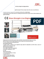 CNC Glass Straight-Line Edging Machine
