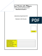 Technological Institute of The Philippines: Electrical Circuits II