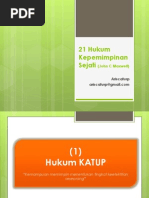 Download 21 Hukum Kepemimpinan Sejati John c Maxwell by Mohd Nur Al Sufi SN153533594 doc pdf