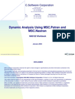 MSC - Software Corporation: Dynamic Analysis Using MSC - Patran and MSC - Nastran