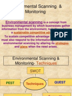Environmental Scan SWOT
