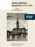 SOMBORSKA HRONIKA FRA BONE MIHALJEVIĆA 1717-1787. (Priredio: Milan Stepanović)