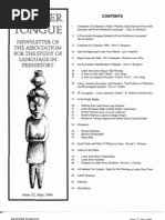 Mother Tongue Newsletter 22 (May 1994)