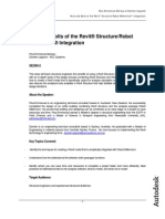 AU - Nuts and Bolts of the Revit Structure-Robot Millennium Integration