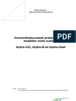 PR1391.10 Overzichtsdocument Probabilistische Modellen Zoete Wateren Hydra-Zoet NL Versie