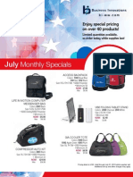 Hot Off The Presses! July Specials From Business Innovations!