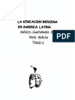 La Eduacacion Indigena en America Latina