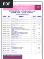 2026 SSC & HSSC Exam Timetable | PDF | Science | Liberal Arts Education