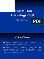 Hukum Dan Teknologi 2008