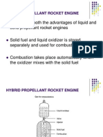 Hybrid Propellant Rocket Engine