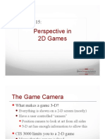 Perspective in 2D Games 